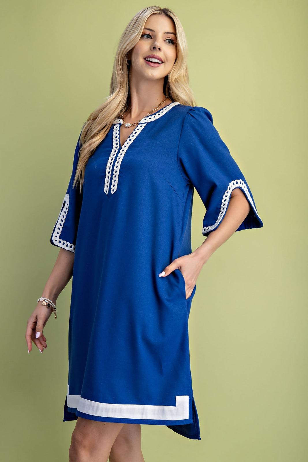 Boho en Azul y Blanco