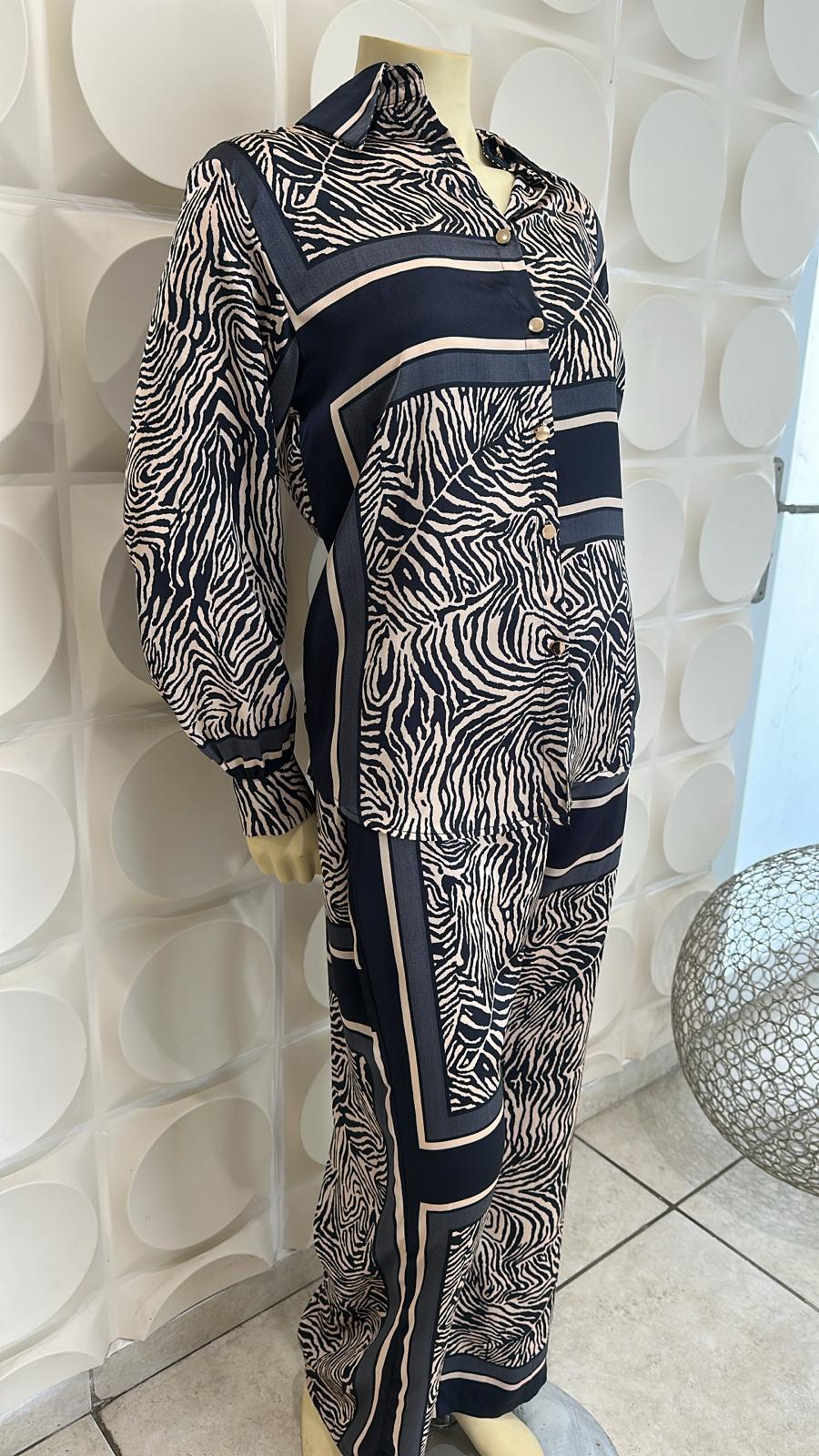 Zebra audaz contemporánea
