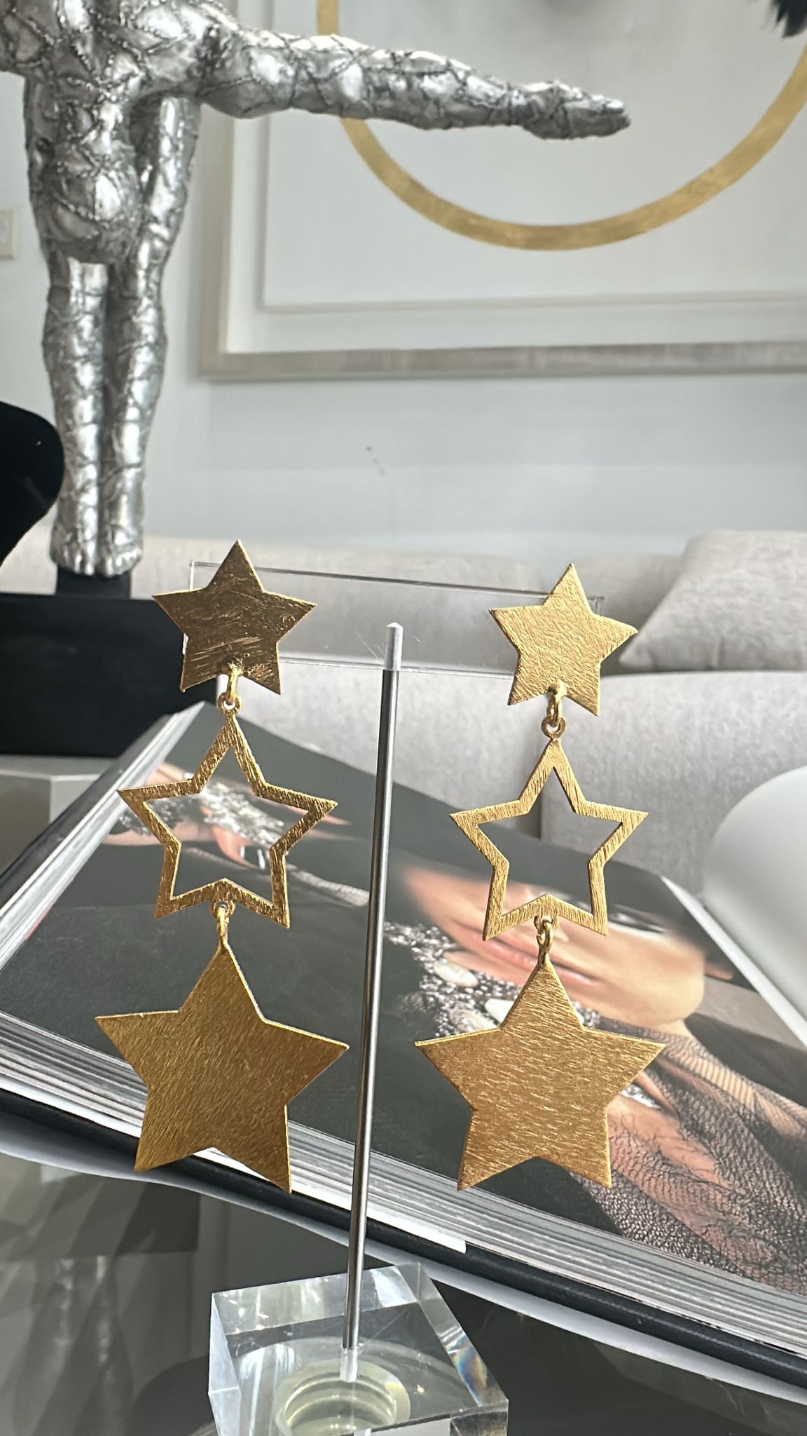 Pantallas dorado matte